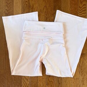 Athleta Girls' Pale Pink Wide-Leg Leggings